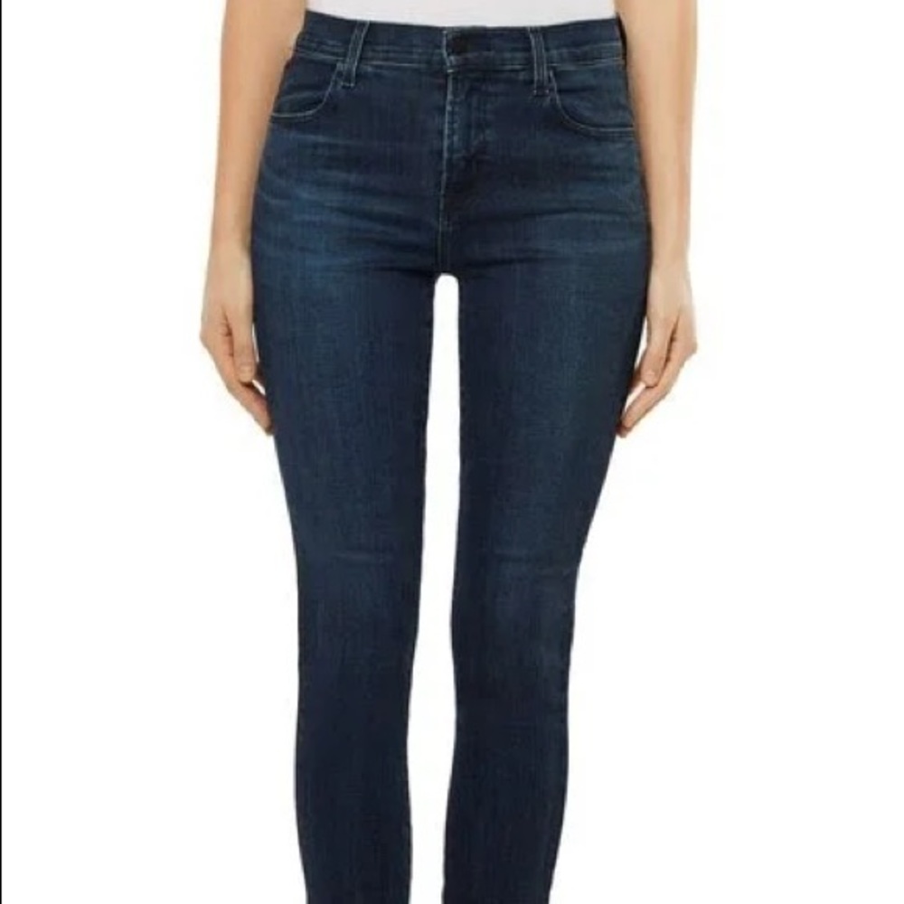 J Brand Maria Dark Wash Skinny Jeans